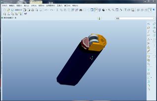 初次尝试的成果 用ProE设计的首个产品模型